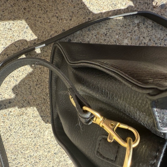 Anthropologie small/tiny vegan leather bag new condition vegan leather - Picture 4 of 13